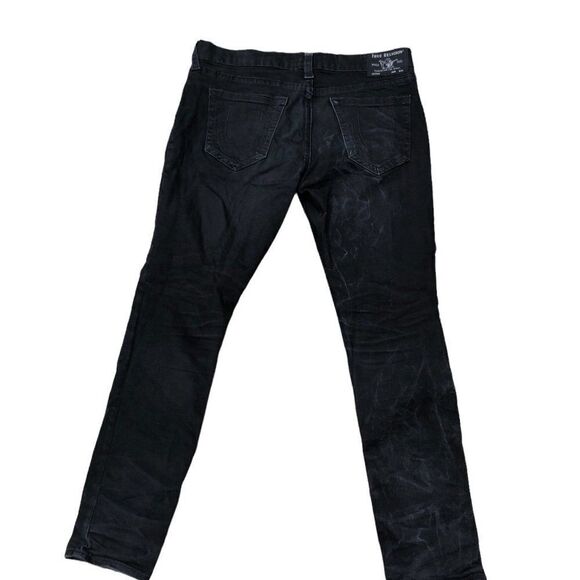 TRUE religion jeans size 38 ROCCO relaxed skinny black - Picture 7 of 10